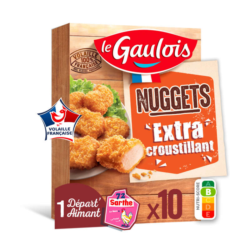Le Gaulois Nuggets Extra Croustillant 200G Le Gaulois Nuggets Extra Croustillant 200G