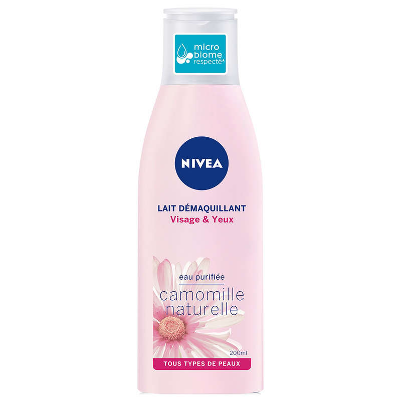 Nivea Lait Démaquillant Visage & Yeux Camomille Naturelle 200ml Nivea Lait Démaquillant Visage & Yeux Camomille Naturelle 200ml