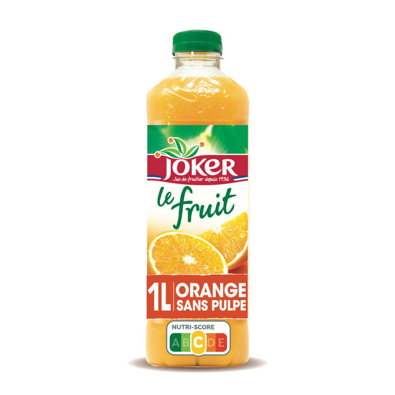 Joker orange juice without pulp 1L bottle
