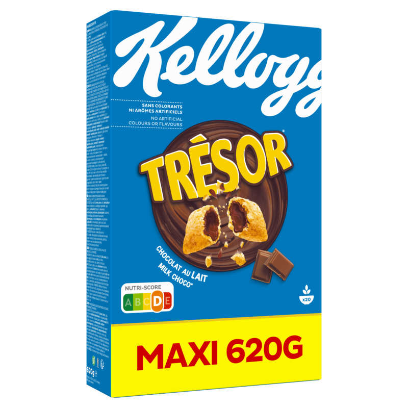 Kellogg's Céréales Trésor Chocolat au lait 620g Kellogg's Céréales Trésor Chocolat au lait 620g