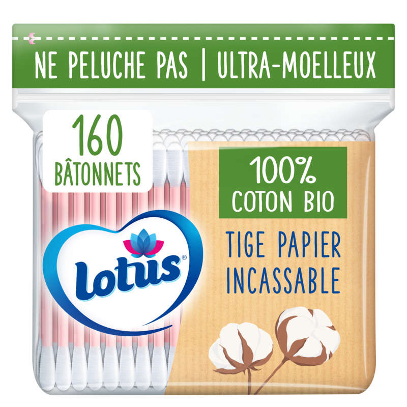 Lotus Organic Cotton Swab Bag X160