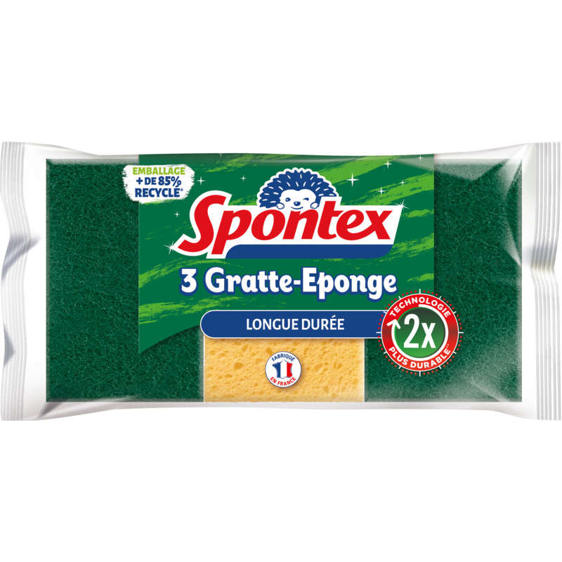 Spontex Long Lasting Sponge Scraper Spontex Long Lasting Sponge Scraper