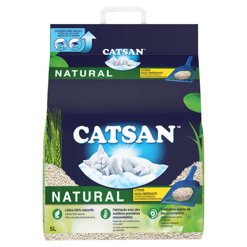 Catsan Clumping Vegetable Cat Litter 5L