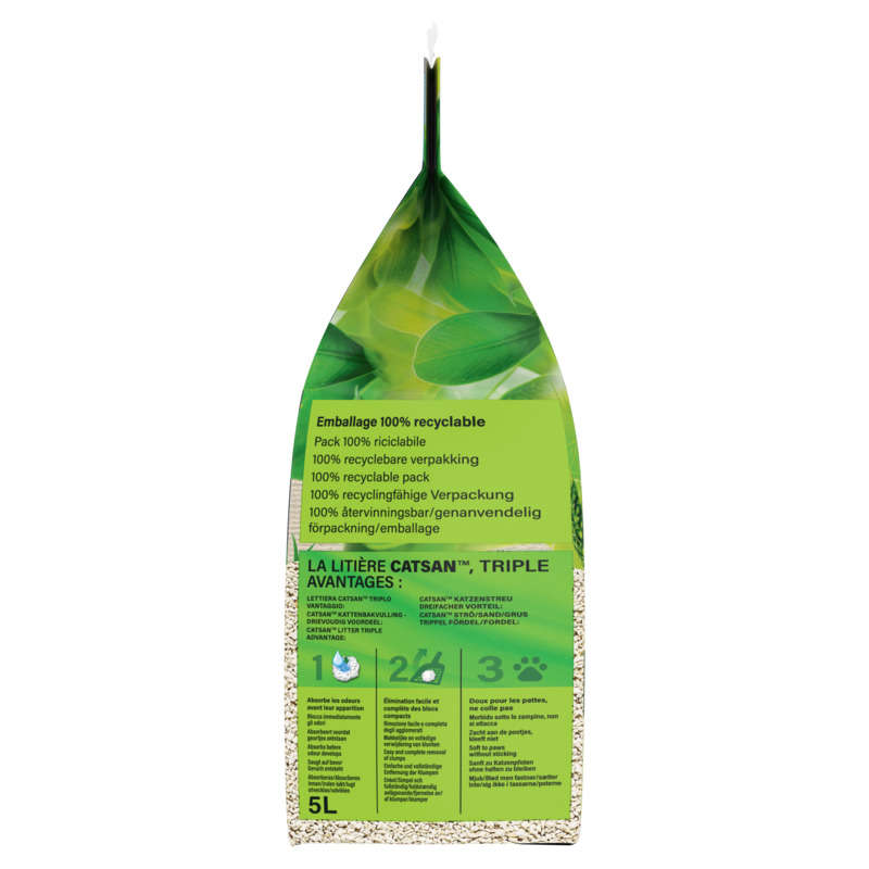 Catsan Clumping Vegetable Cat Litter 5L