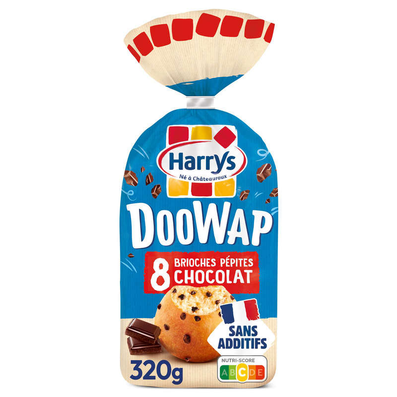 Doowap Chocolate Chip Brioches without additives x8