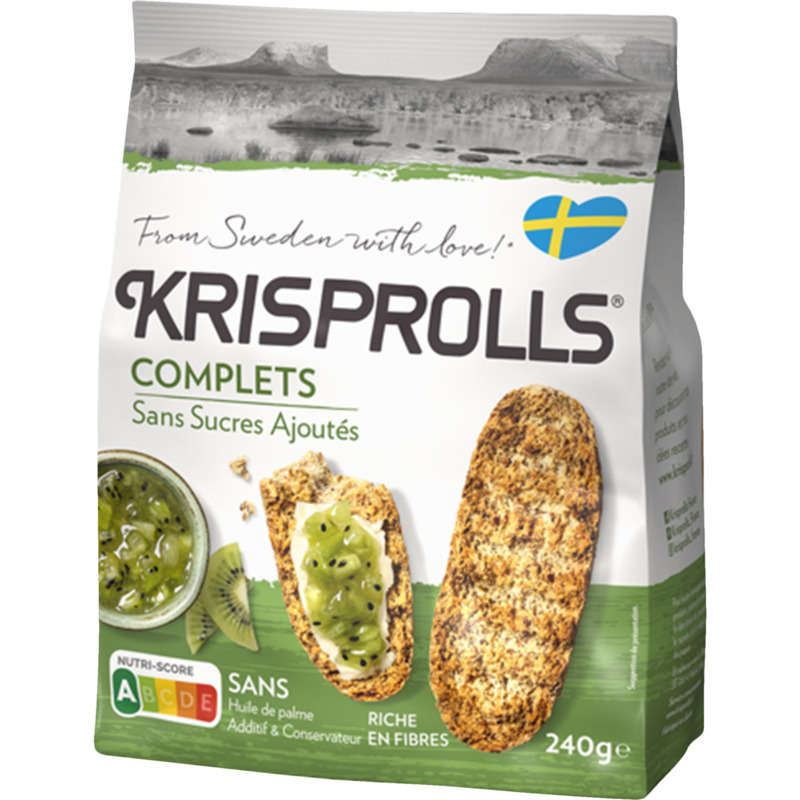 Krisprolls Petits Pains Complets 240G Krisprolls Petits Pains Complets 240G