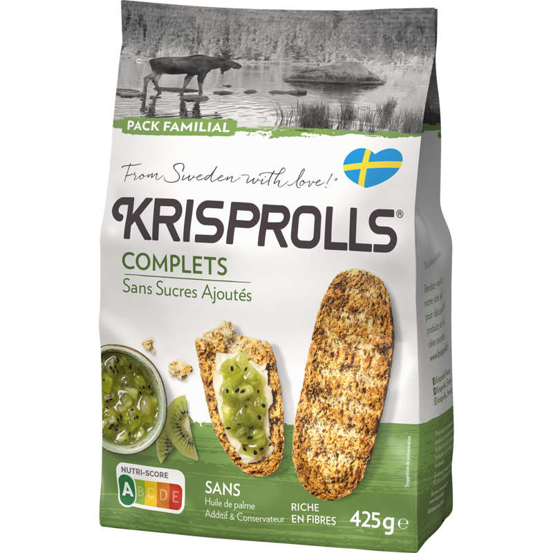 Krisprolls Petits Pains Complets 425G Krisprolls Petits Pains Complets 425G
