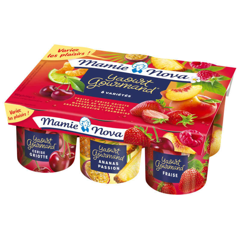 Mamie Nova Fruit Yogurt 6x150g