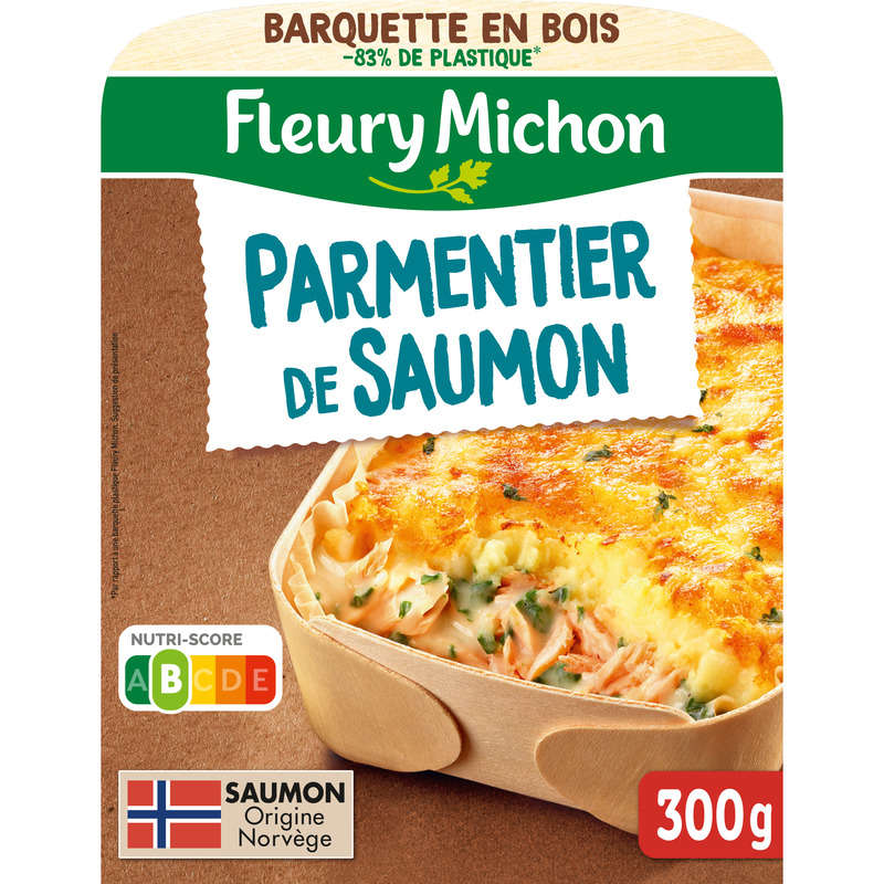 Fleury Michon Salmon Parmentier with Spinach 300g