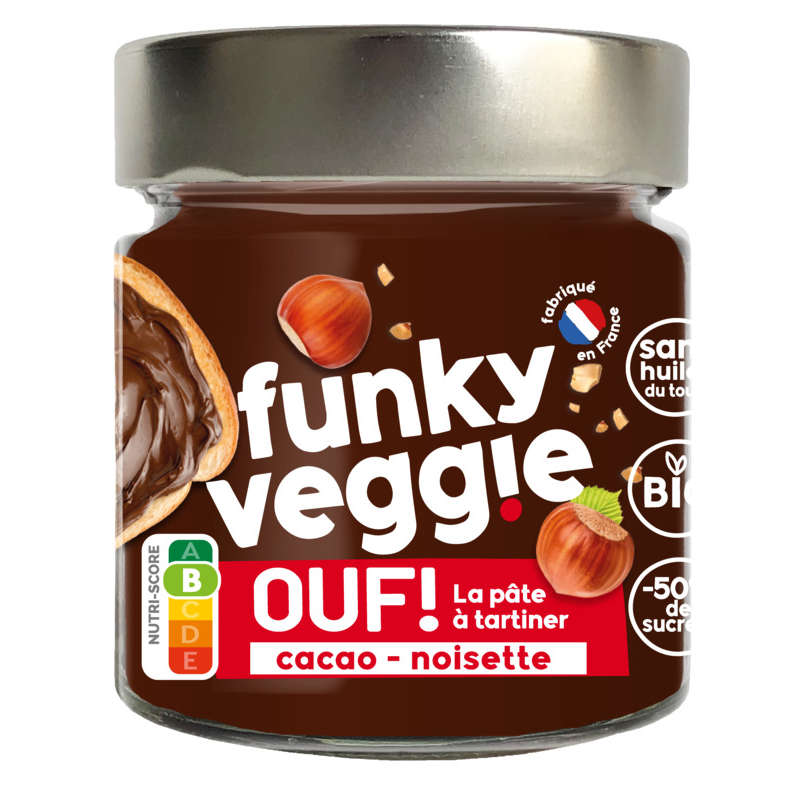 Funky Veggie Phew! Organic Cocoa-Hazelnut Spread 200G