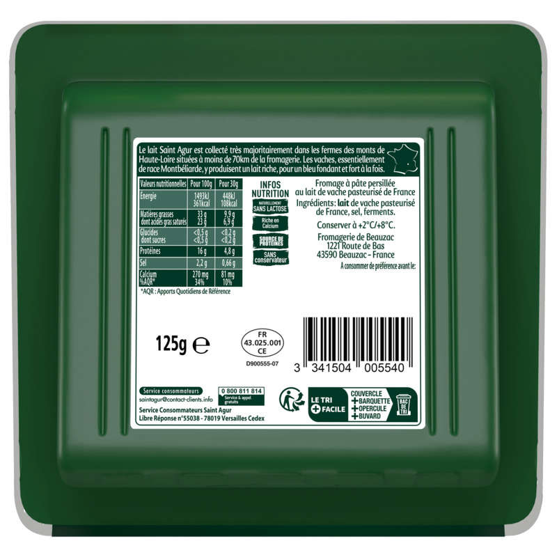 Saint Agur Blue Cheese 125G