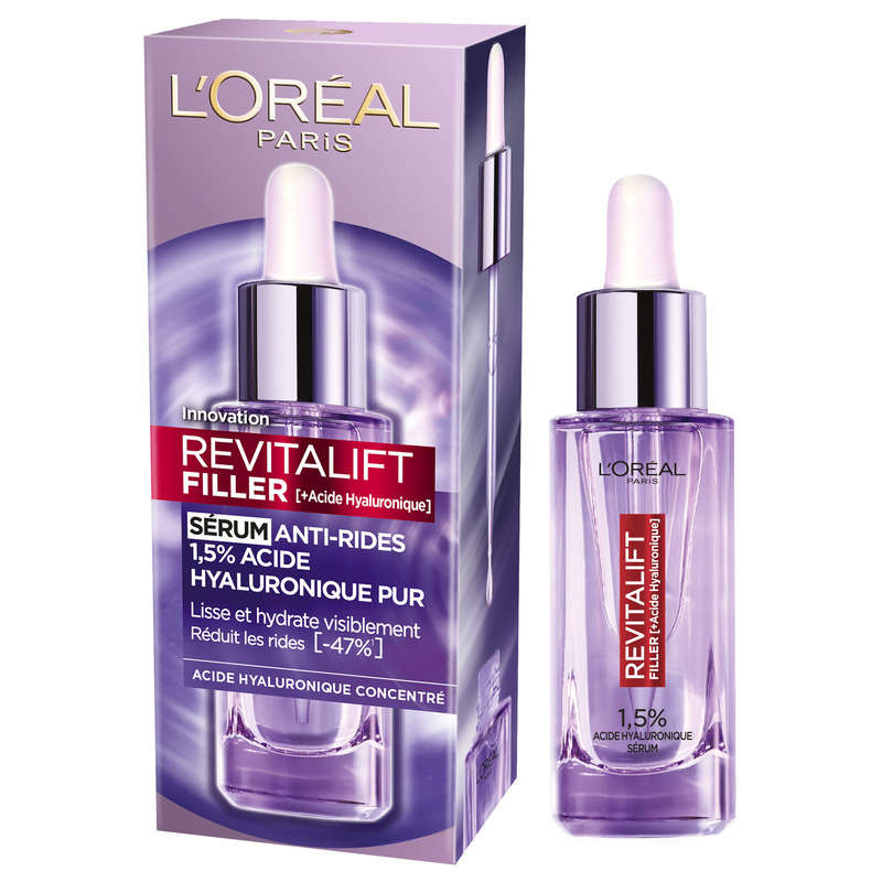 L'Oréal Paris Sérum Anti-Rides Acide Hyaluronique Revitalift Filler 30ml L'Oréal Paris Sérum Anti-Rides Acide Hyaluronique Revitalift Filler 30ml