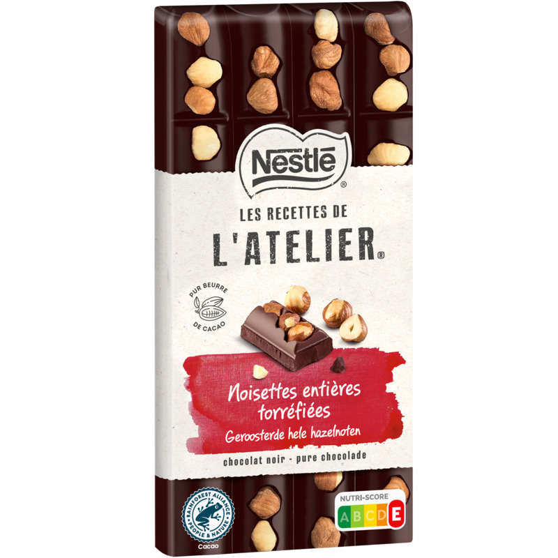 Nestlé Dessert Tablette Chocolat Noir Noisettes 170G Nestlé Dessert Tablette Chocolat Noir Noisettes 170G