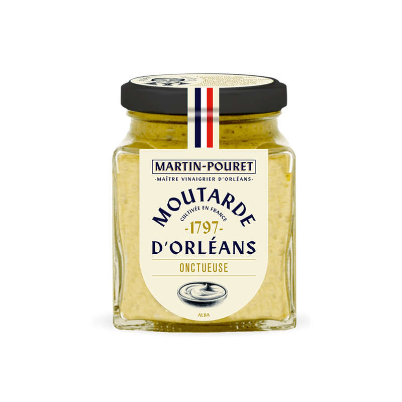 Martin Pouret moutarde d'orleans onctueuse 200g Martin Pouret moutarde d'orleans onctueuse 200g