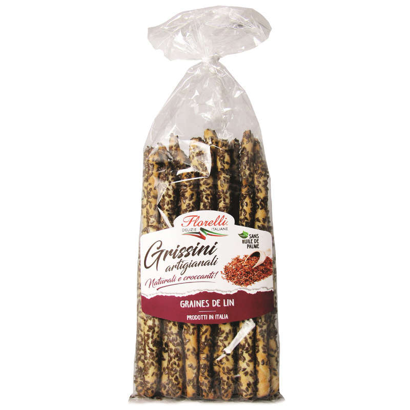 Florelli Grissini Artigianali Flax Seeds 250g