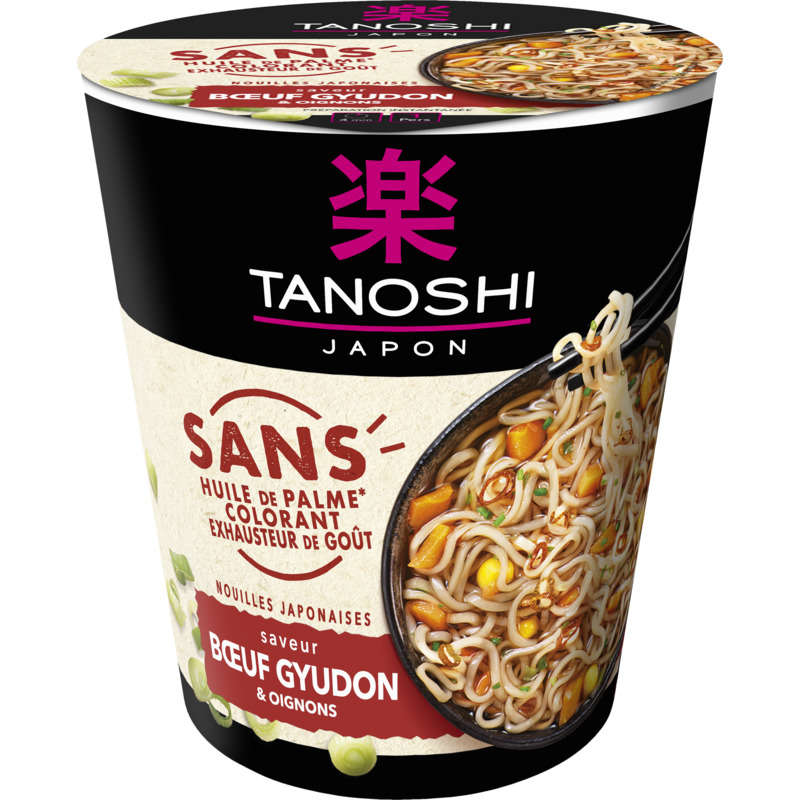 Tanoshi Tano Cup Nouilles Boeuf Sans Color 64G Tanoshi Tano Cup Nouilles Boeuf Sans Color 64G