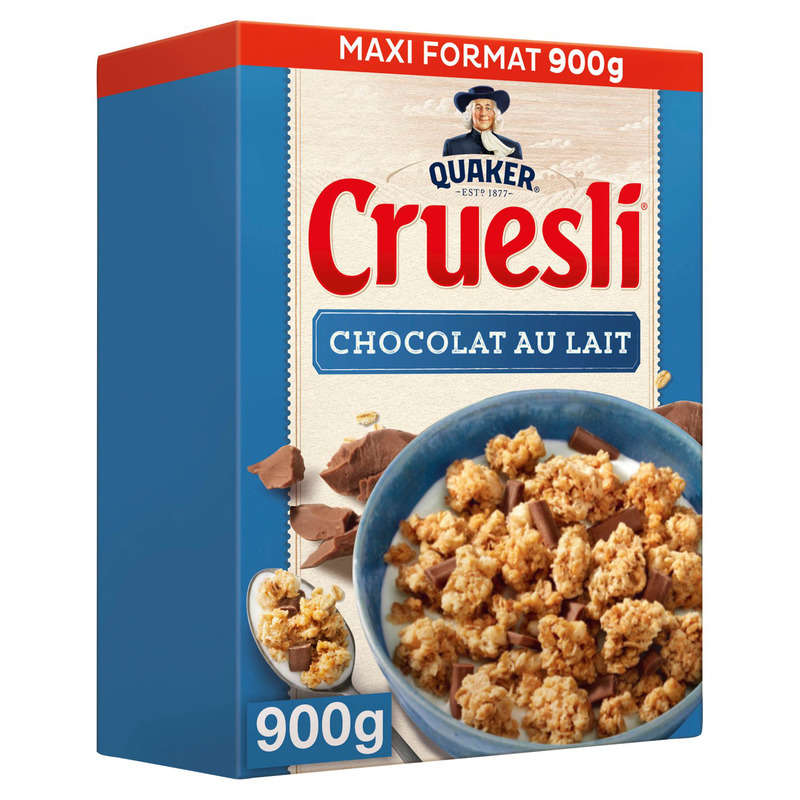 Quaker Cruesli Milk Chocolate 900G