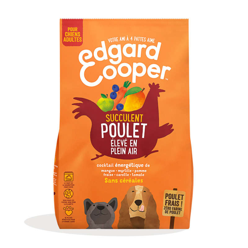 Edgard&Cooper Croquettes Adultes Edgard & Cooper Naturelles Sans Céréales Poulet Frais - 1Kg 1Kg Edgard&Cooper Croquettes Adultes Edgard & Cooper Naturelles Sans Céréales Poulet Frais - 1Kg 1Kg