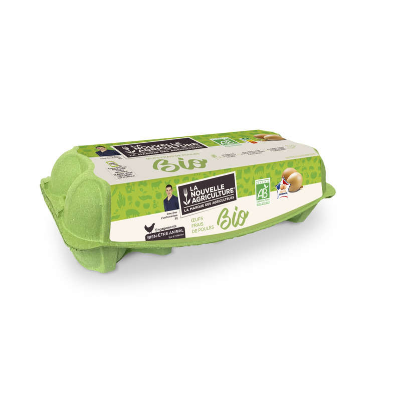 New Agriculture Organic Fresh Eggs x10