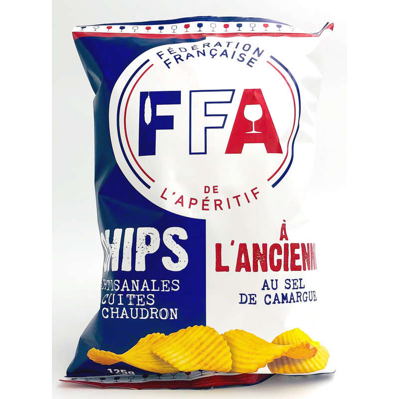 Chips à l'Ancienne au Sel de Camargue 125g Chips à l'Ancienne au Sel de Camargue 125g