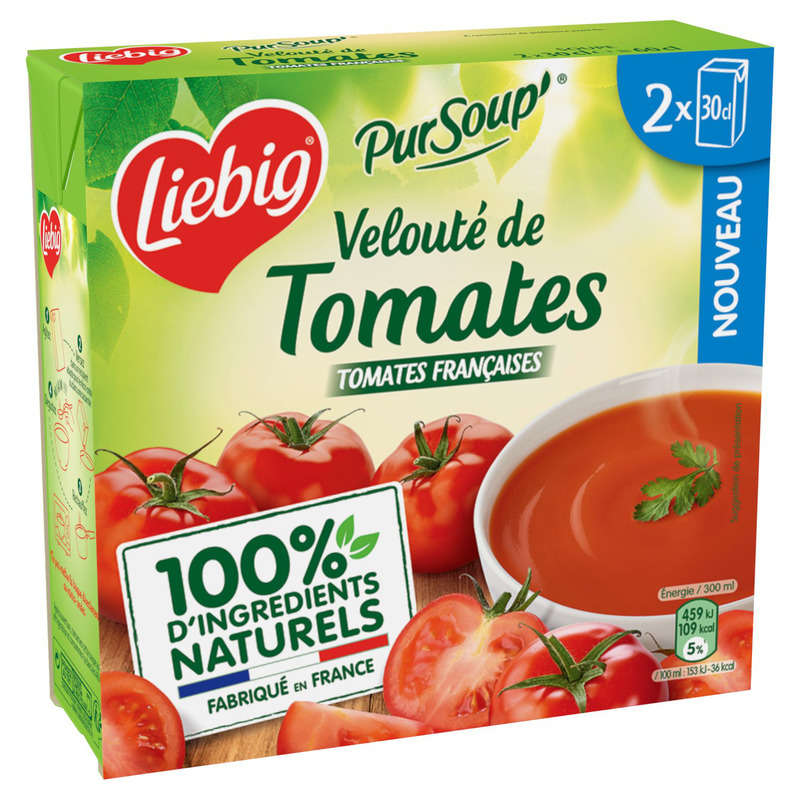 Liebig PurSoup' Velouté de tomates 2 x 30 cl Liebig PurSoup' Velouté de tomates 2 x 30 cl