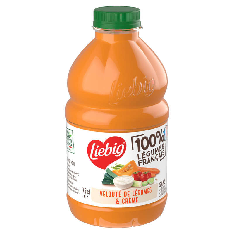 Liebig soupe velouté de légumes& crème 75cl Liebig soupe velouté de légumes& crème 75cl