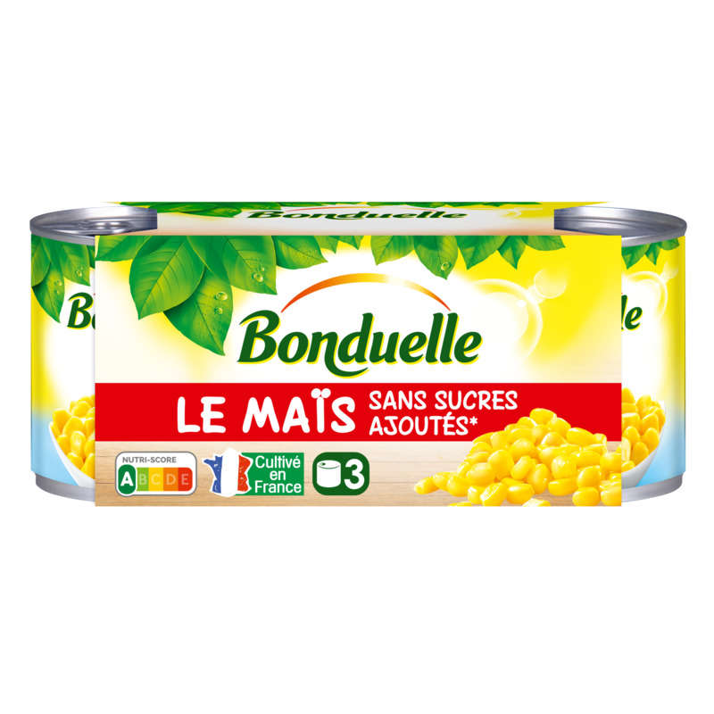 Bonduelle Corn without added sugar 3x140g