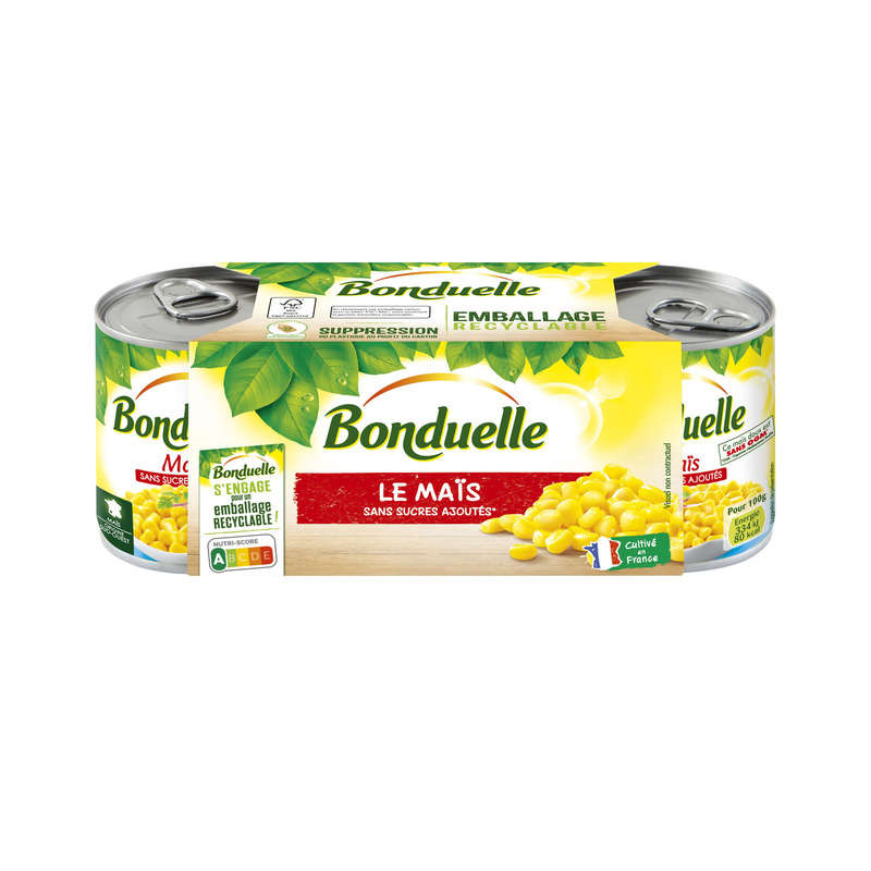 Bonduelle Corn without added sugar 3x140g