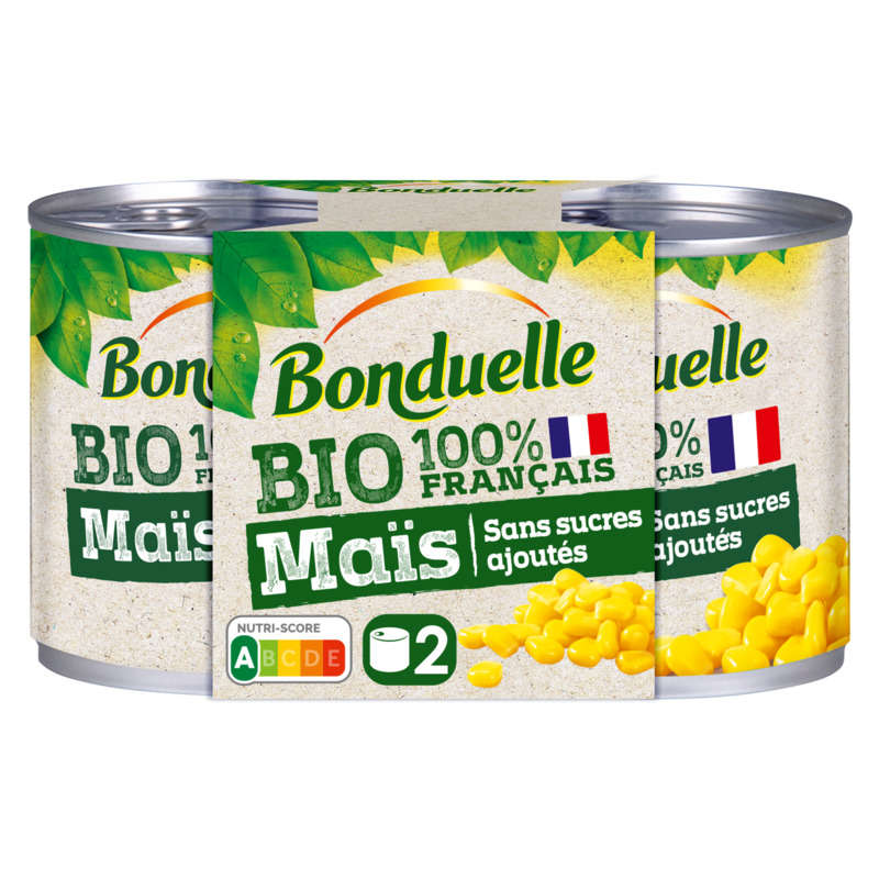Bonduelle Organic Corn 2 x 140g
