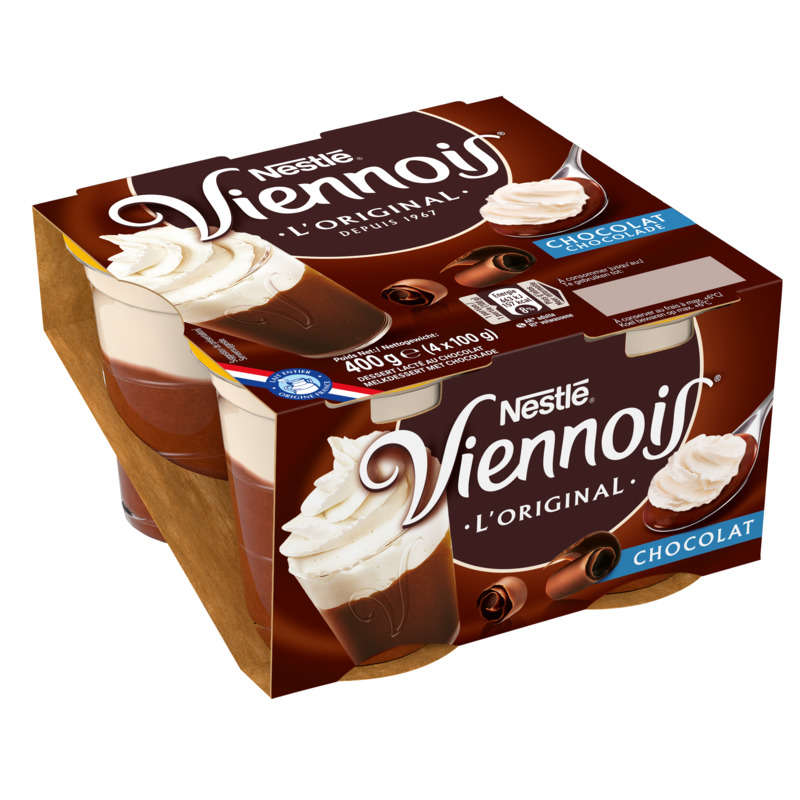 VIENNOIS Liégeois chocolate 4 x 100g