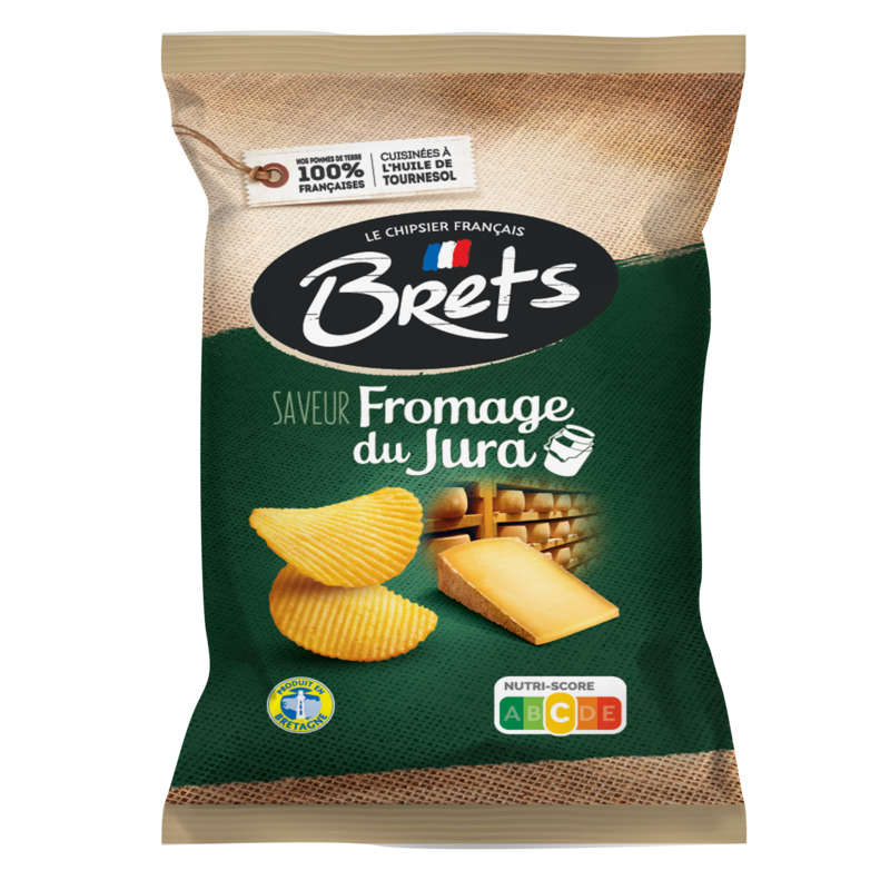 Bret's Chips au Fromage du Jura 125g Bret's Chips au Fromage du Jura 125g