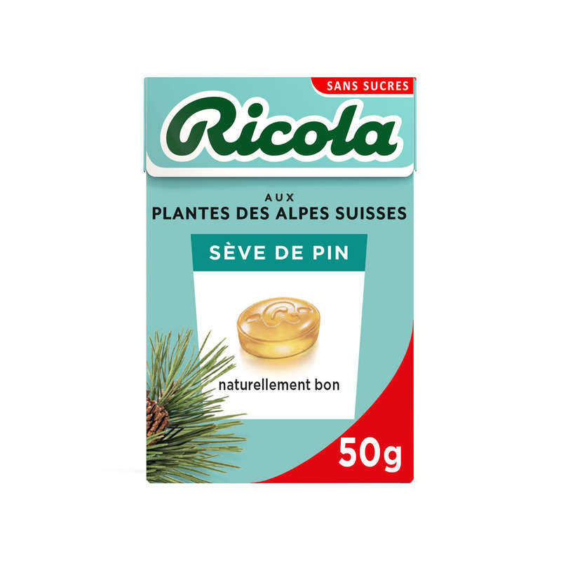 Ricola Sève De Pin 50G Ricola Sève De Pin 50G