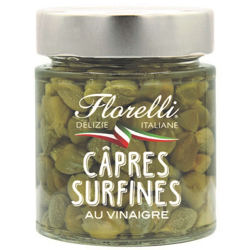 Florelli Câpres Surfines Au Vinaigre 140G Florelli Câpres Surfines Au Vinaigre 140G