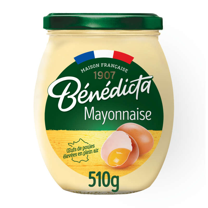 Bénédicta Mayonnaise Nature 510G Bénédicta Mayonnaise Nature 510G