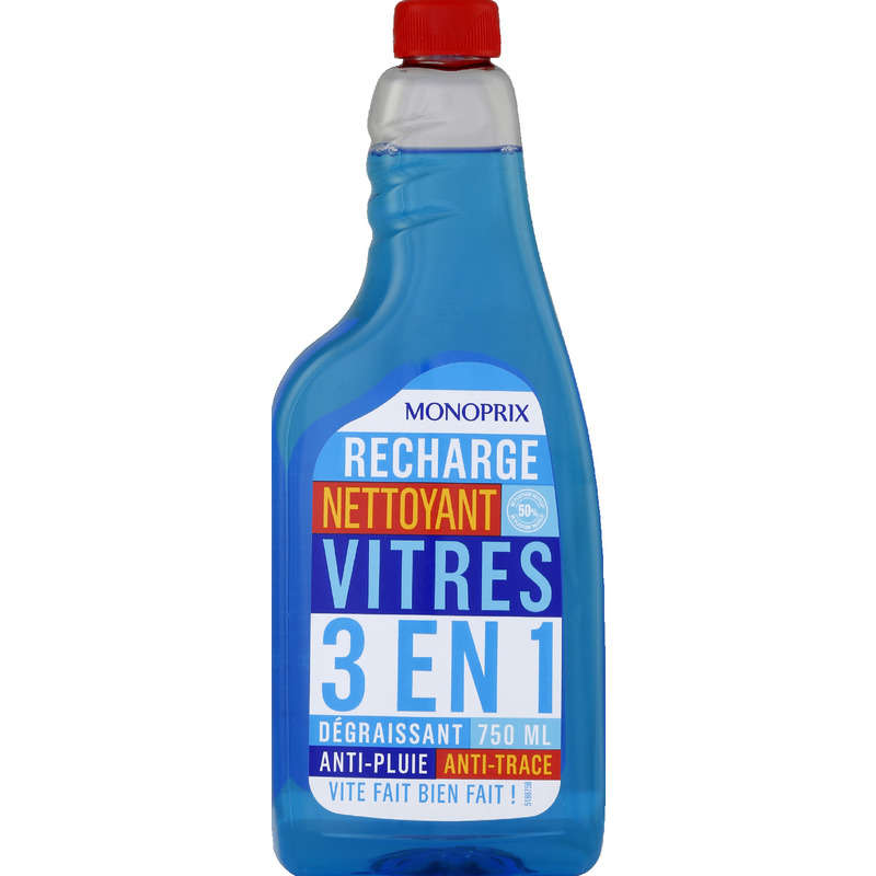 Monoprix 3 in 1 Window Cleaner Refill 750ml Monoprix 3 in 1 Window Cleaner Refill 750ml