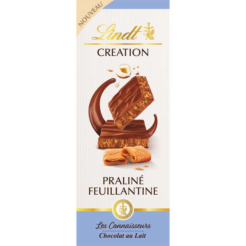 Lindt Création Praline Feuillantine Chocolat au lait 110g Lindt Création Praline Feuillantine Chocolat au lait 110g