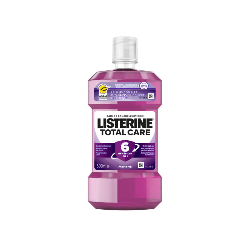 Listerine Bain de Bouche Total Care 6 en1 500ml Listerine Bain de Bouche Total Care 6 en1 500ml