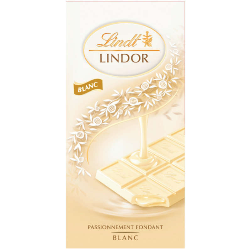 Lindt Lindor Chocolat Blanc 100G Lindt Lindor Chocolat Blanc 100G