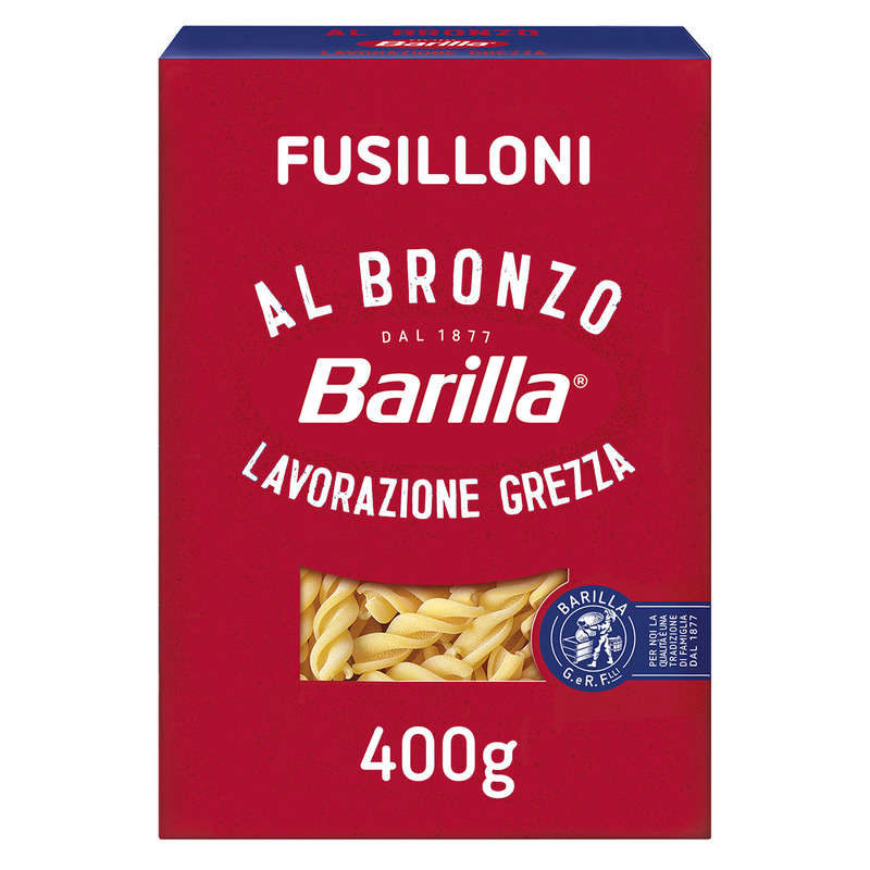 Barilla Al Bronzo Pates Fusilloni 400g Barilla Al Bronzo Pates Fusilloni 400g