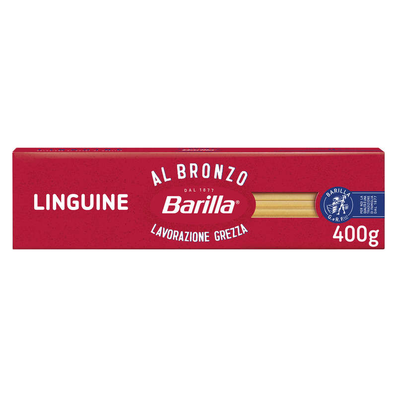 Barilla Pâtes Al Bronzo Linguine 400g Barilla Pâtes Al Bronzo Linguine 400g