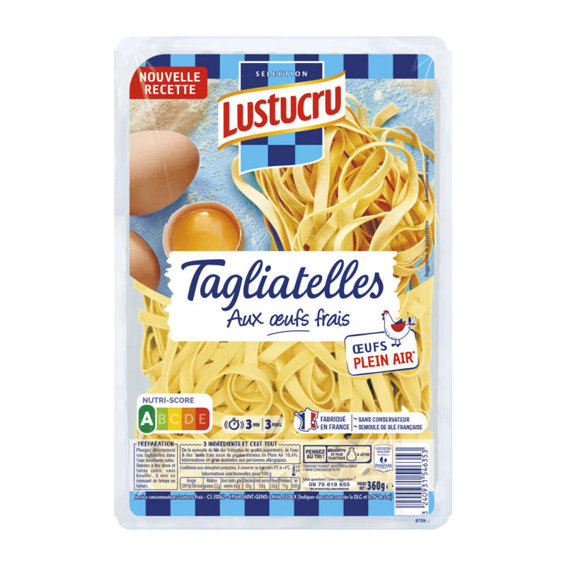 Lustucru Tagliatelle with fresh eggs 360g