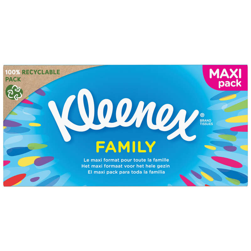 Kleenex Family Box 128 Tissues