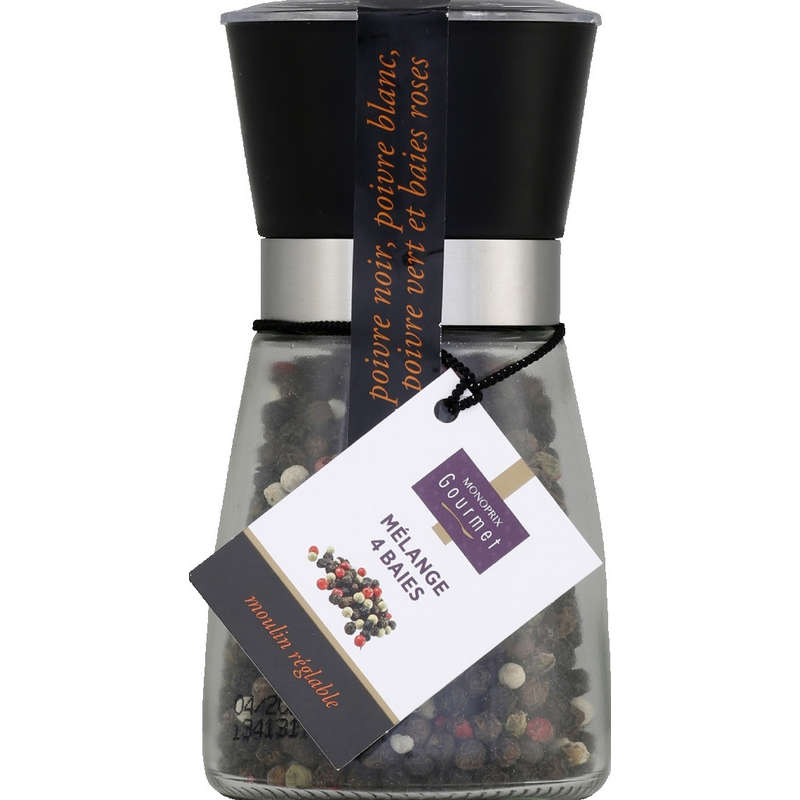 Monoprix gourmet mélange 4 baies 85g Monoprix gourmet mélange 4 baies 85g