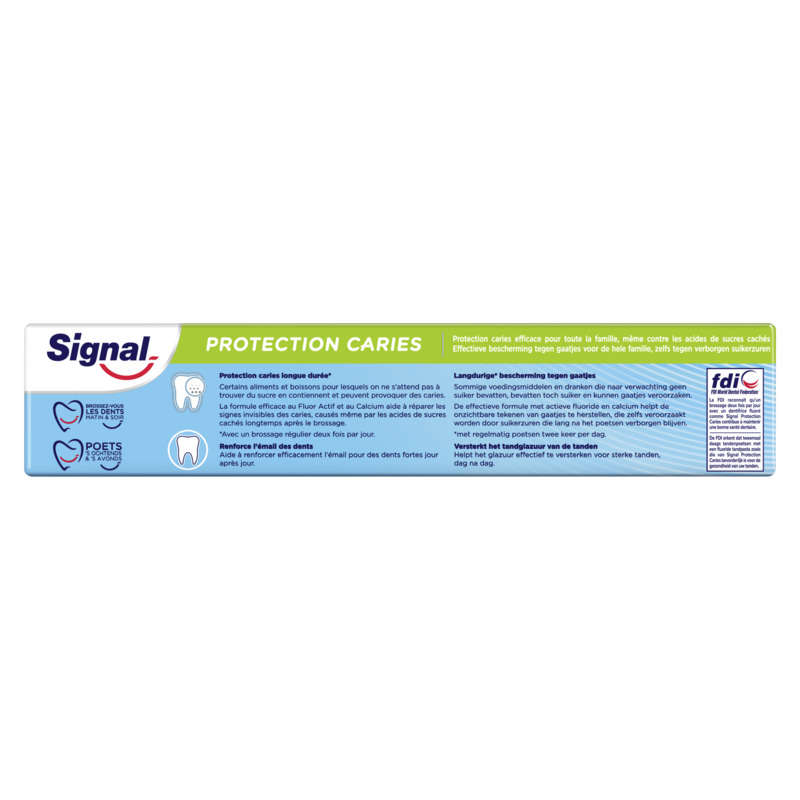 Signal Toothpaste Caries Protection Calcium & Fluoride Active 75ml