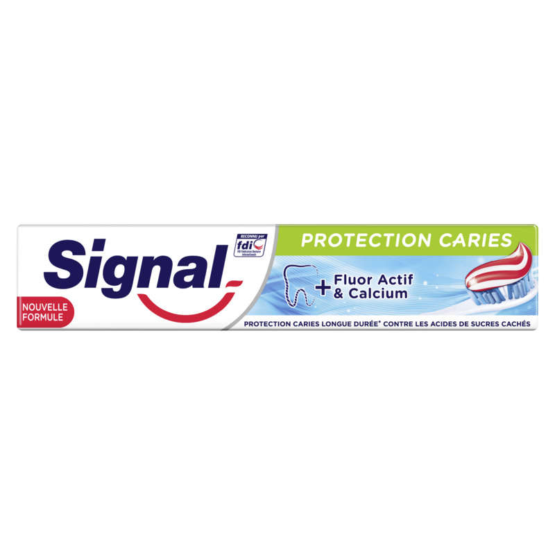 Signal Toothpaste Caries Protection Calcium & Fluoride Active 75ml