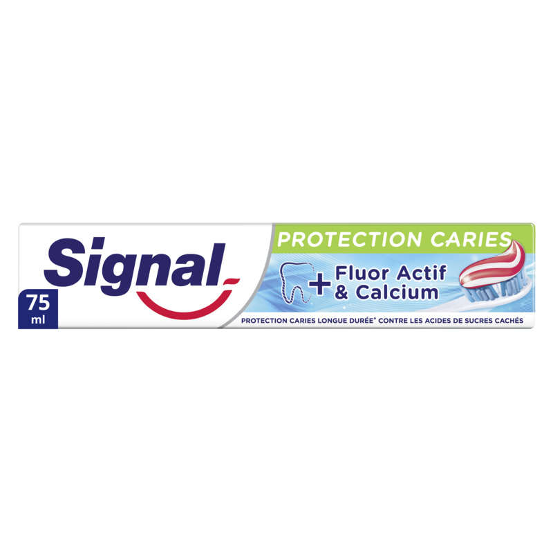 Signal Toothpaste Caries Protection Calcium & Fluoride Active 75ml