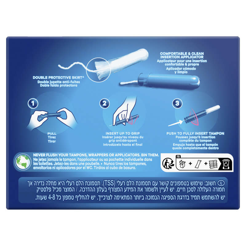 Tampax Compak Tampons With Applicator Super X24