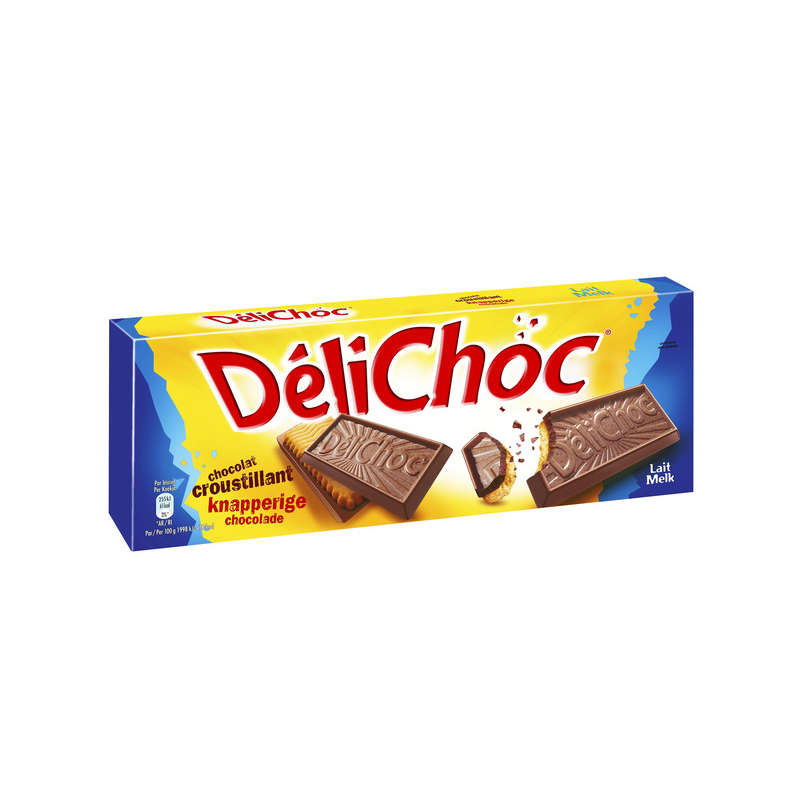 Délichoc Tablette Chocolat Au Lait Croustillant 150 g Délichoc Tablette Chocolat Au Lait Croustillant 150 g