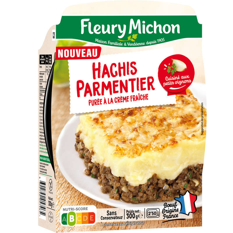 Fleury Michon Hachis Parmentier Emmental 300g Fleury Michon Hachis Parmentier Emmental 300g