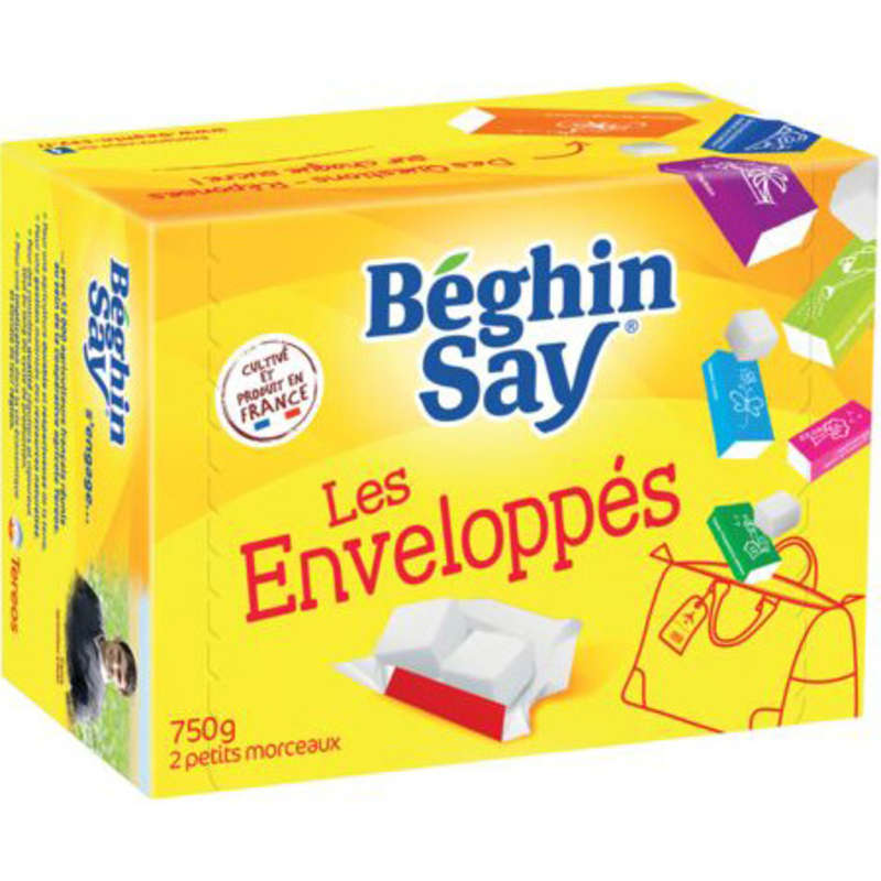 Beghin Say Les Enveloppés Sucre en Morceaux 750G Beghin Say Les Enveloppés Sucre en Morceaux 750G